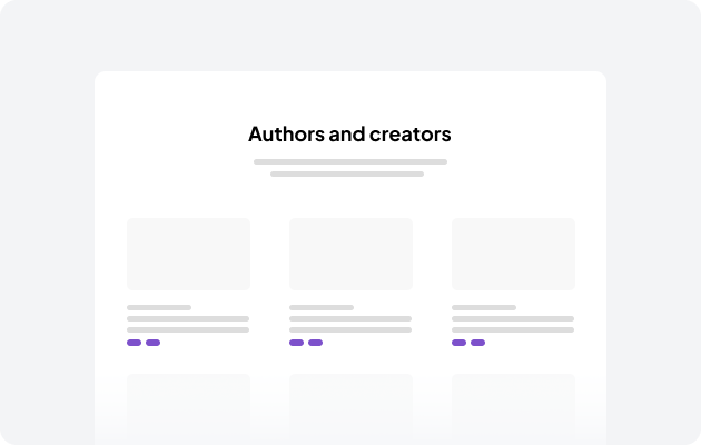 Authors Components